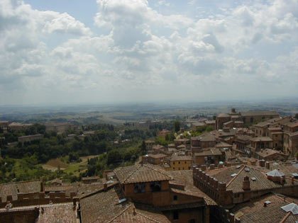 The next 2 shots are of Siena from the top of a viewing tower