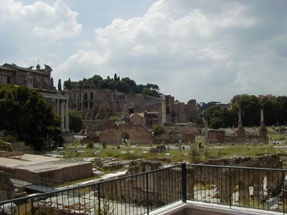 Roman ruins of the old Rome
