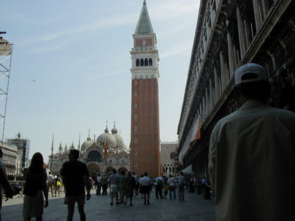 The plaza San Marco in Venice